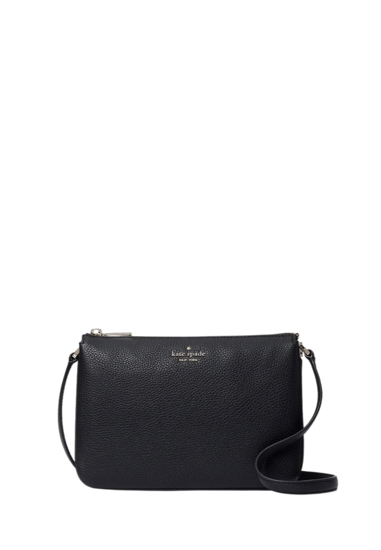 Kate Spade Leila Triple Gusset Crossbody Black