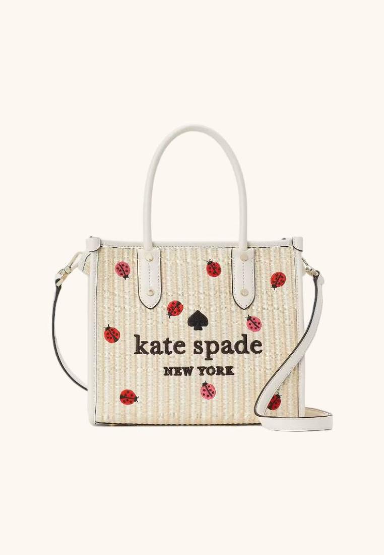 Kate Spade Ella Small Ladybug Tote Bag Natural Multi