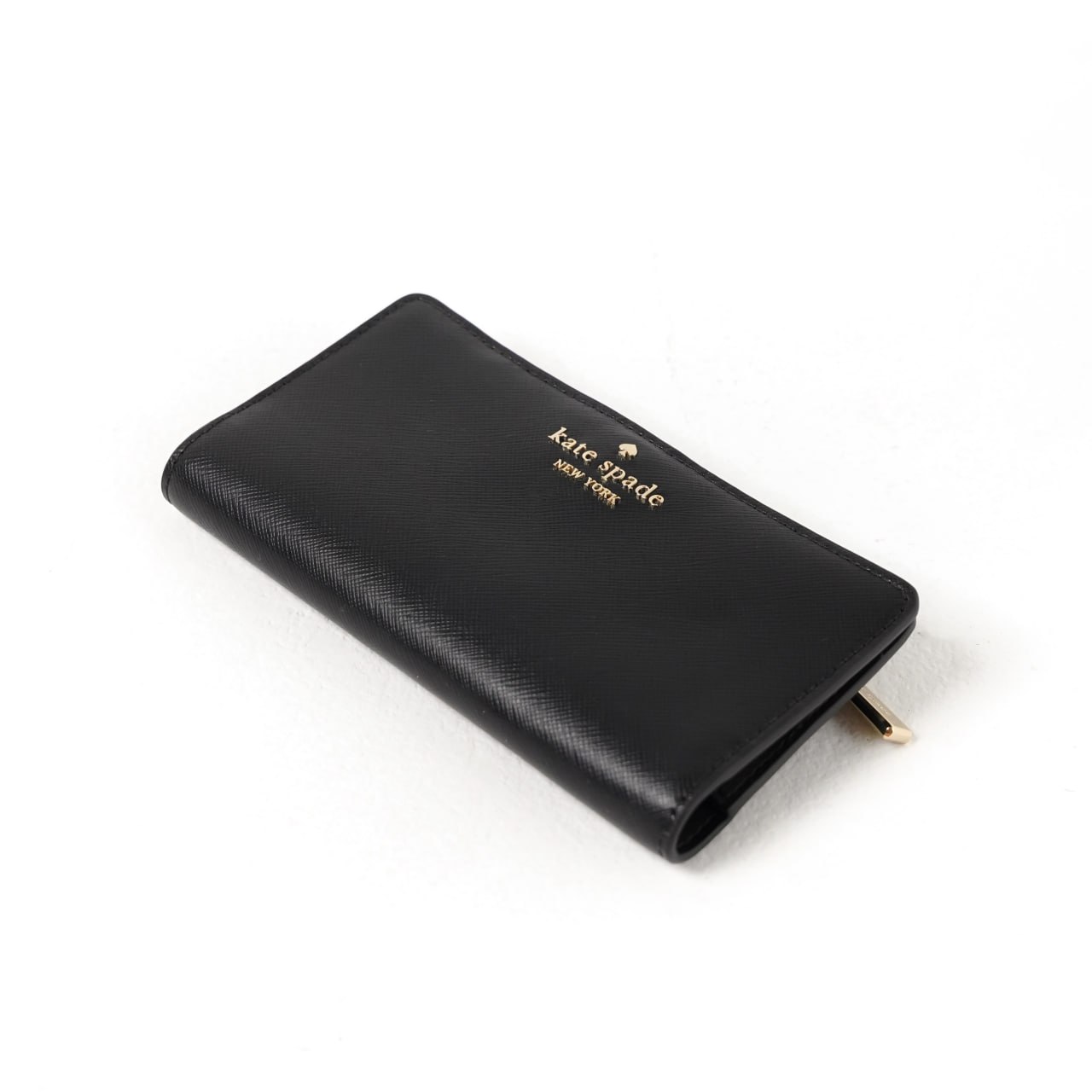 Kate Spade Dompet KATE SPADE HALF GHW BLACK BIFOLD LONG WALLET 100%^ORIGINAL