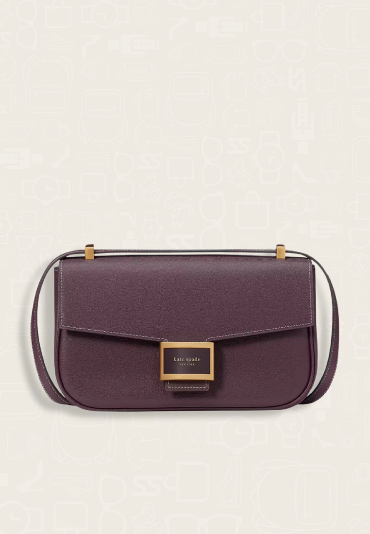 Kate Spade Katy Medium Convertible Shoulder Bag Deep Cherry