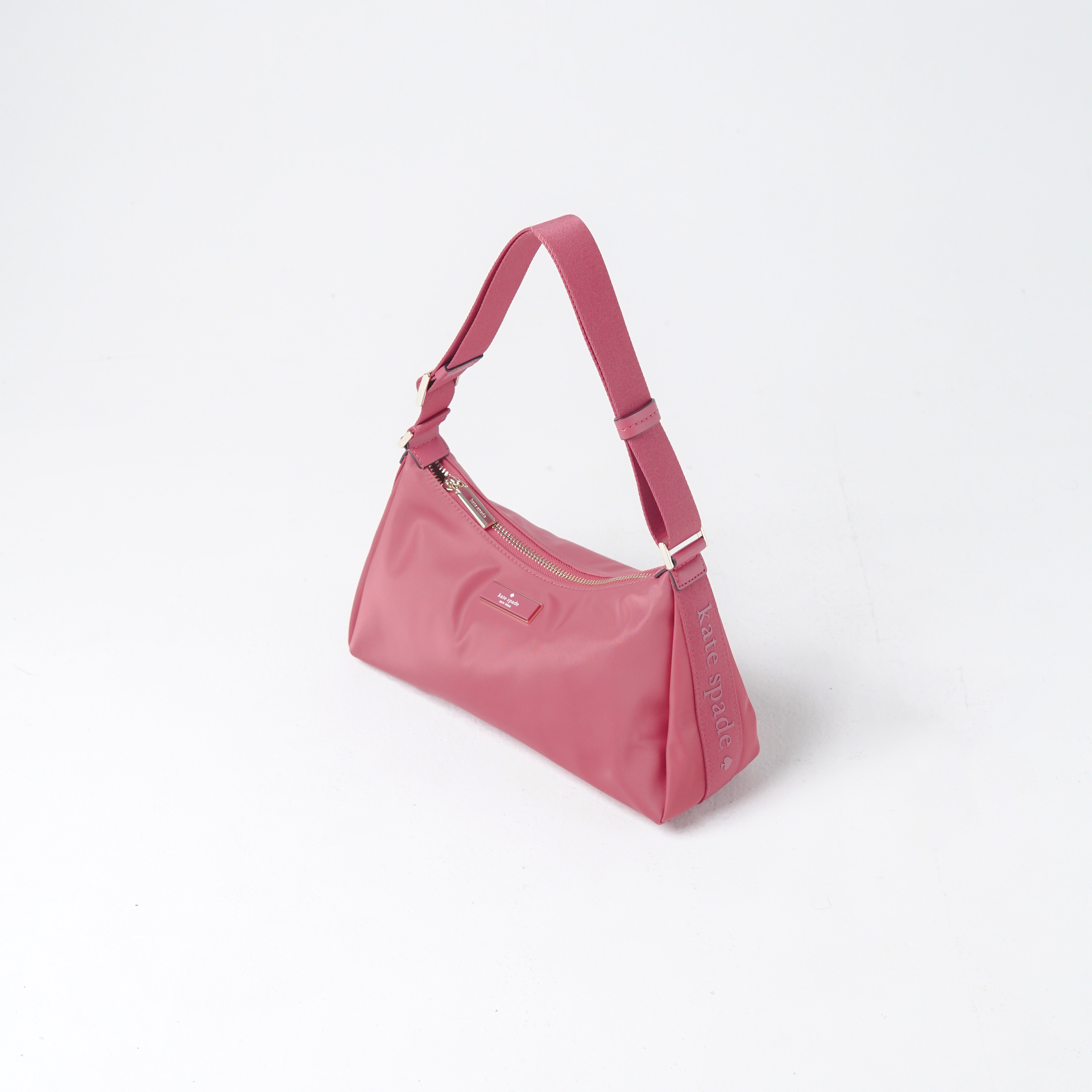 Kate Spade Tas KATE SPADE CARTER PINK NYLON SHOULDER BAG 100% ORIGINAL