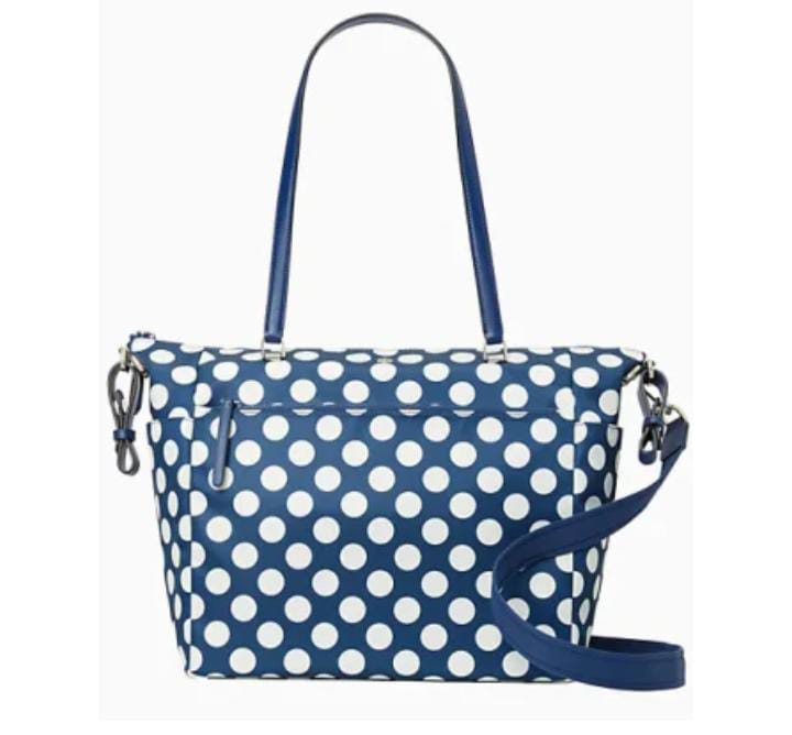 Kate Spade WKR00301 Kate Spade Baby Bag Jae Seaside Dot Blue Multi (460)