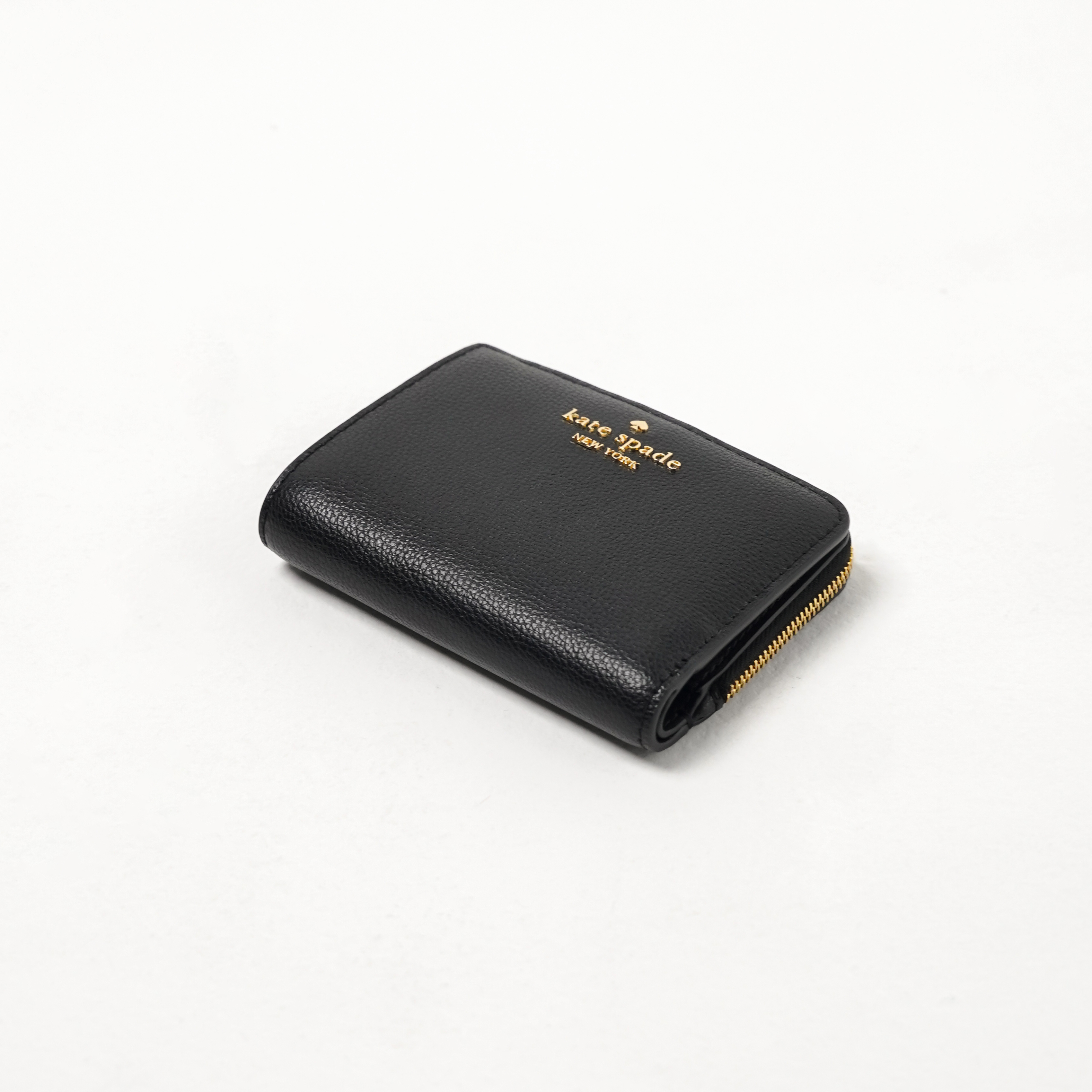 Kate Spade Dompet KATE SPADE GHW BLACK NEW L-ZIP BIFOLD WALLET 100% ORIGINAL