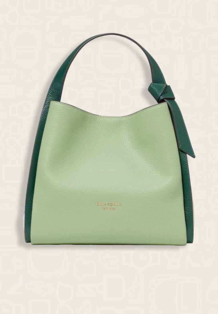 Kate Spade Knott Colorblocked Medium Crossbody Tote Beach Glass Multi