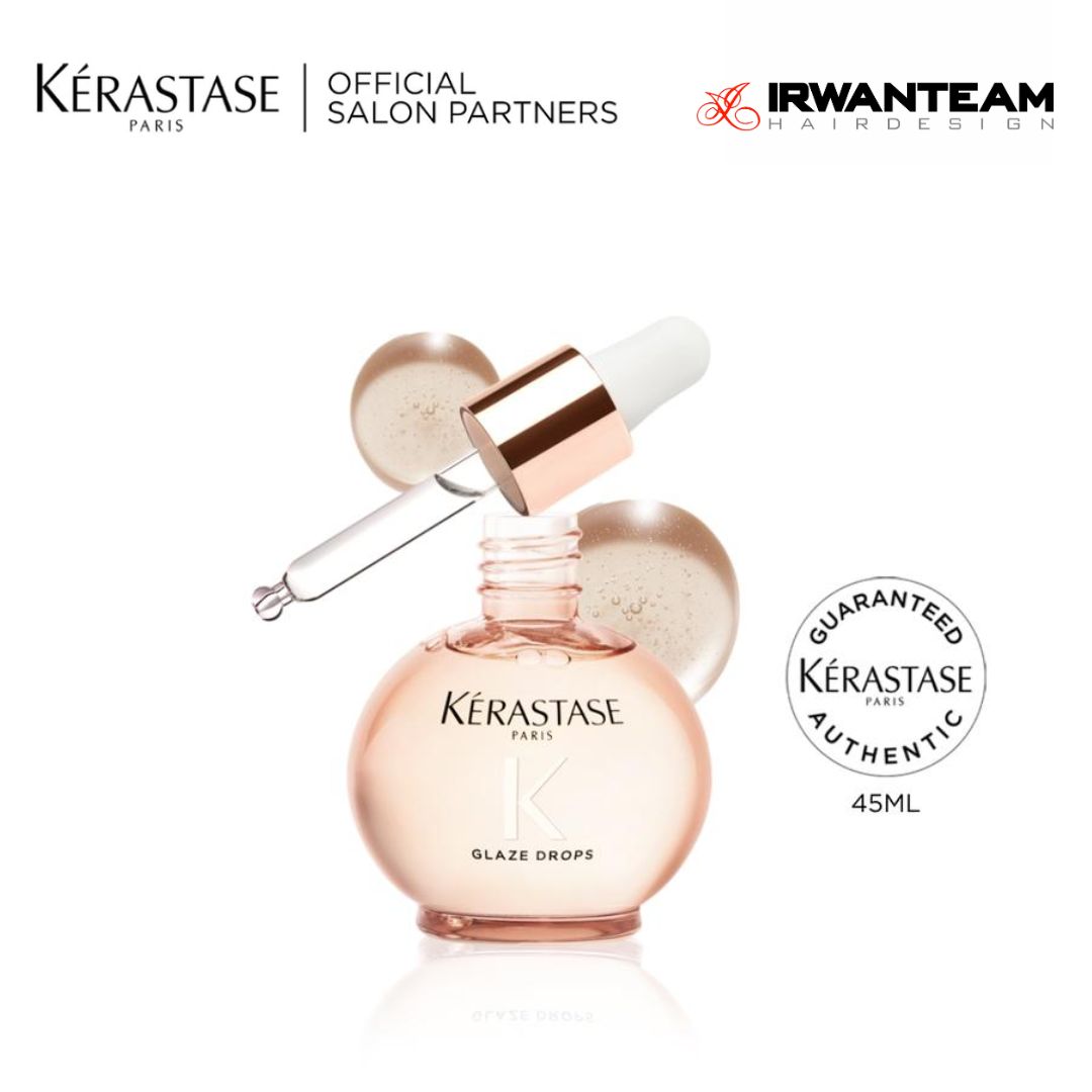 Kerastase Gloss Absolu Glaze Drop Hair Oil 45ml - Hair Oil untuk Rambut Glossy dan Bouncy - Mengandu