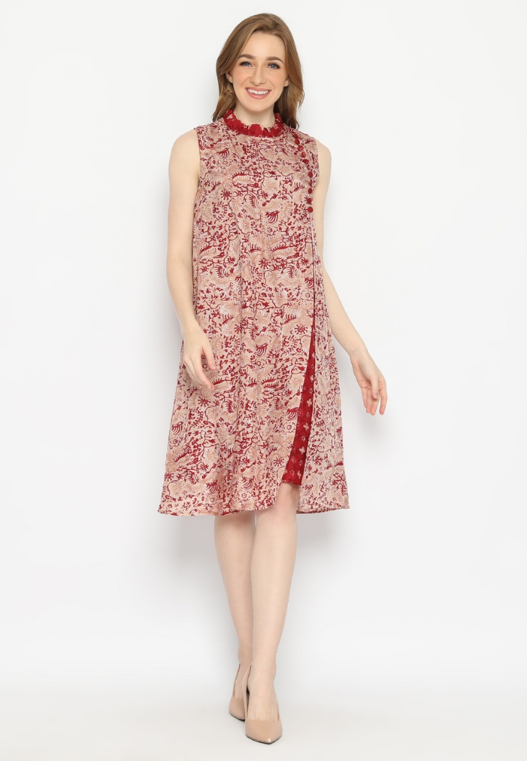 KICHI BATIK Dress Batik Nasywa