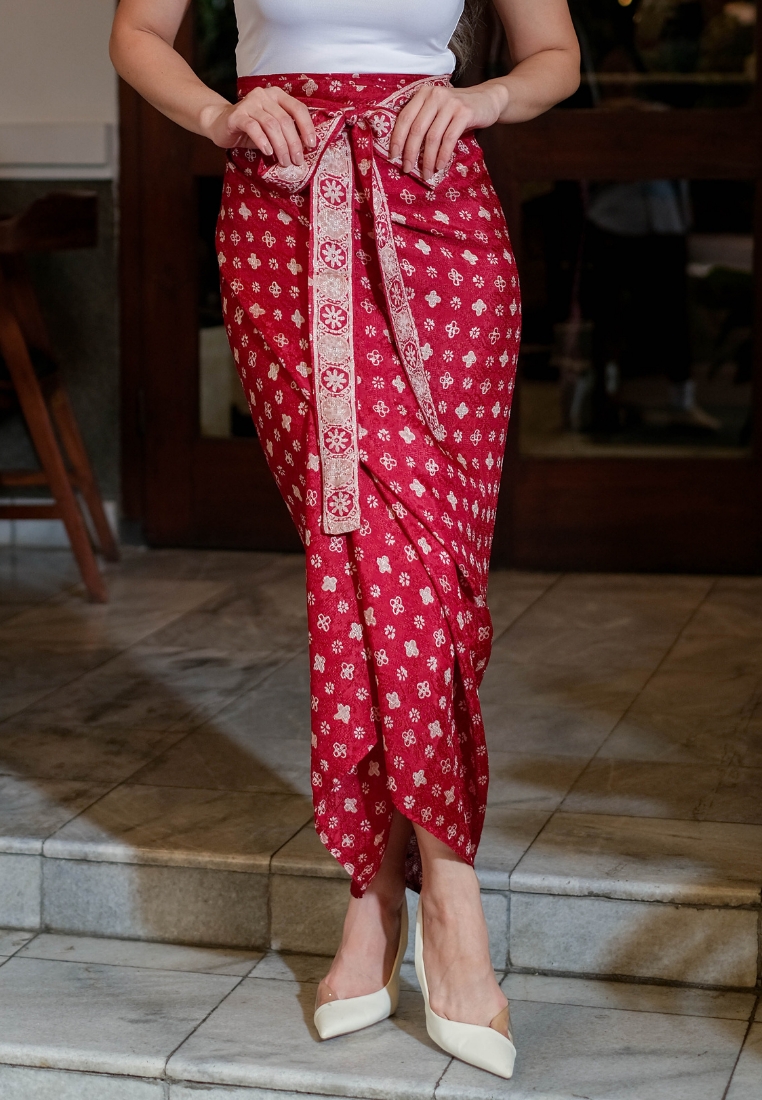 KICHI BATIK Risya Wrap Skirt