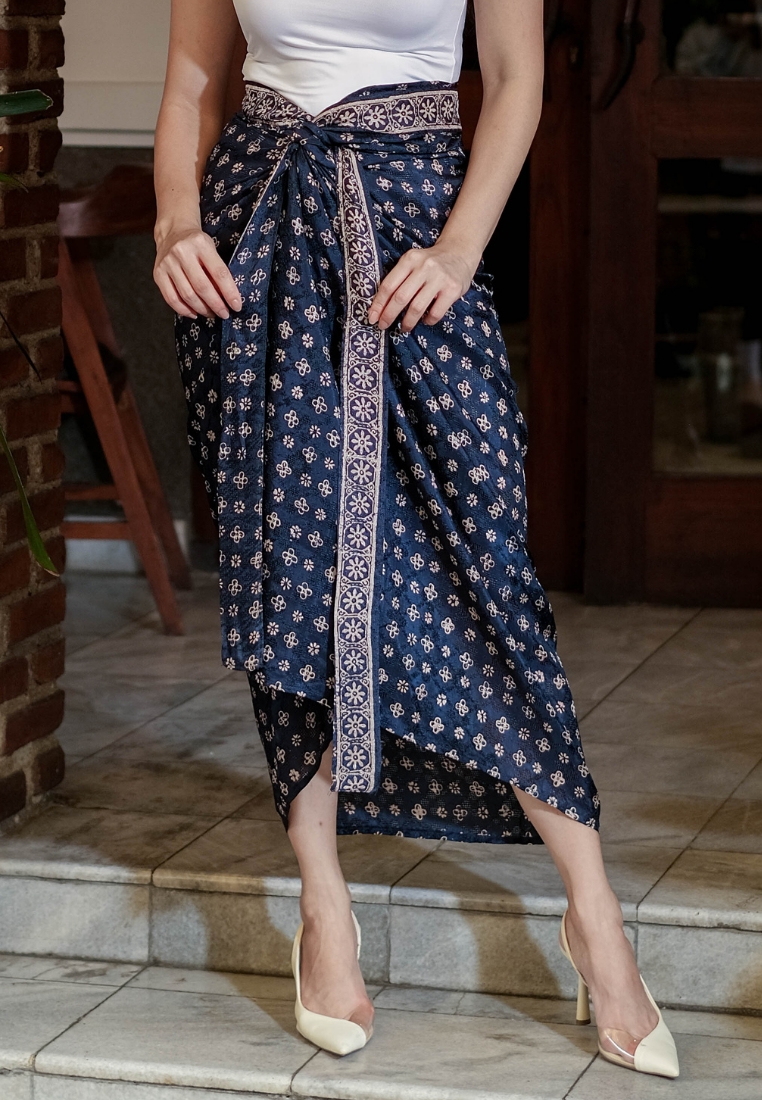 KICHI BATIK Risya Wrap Skirt