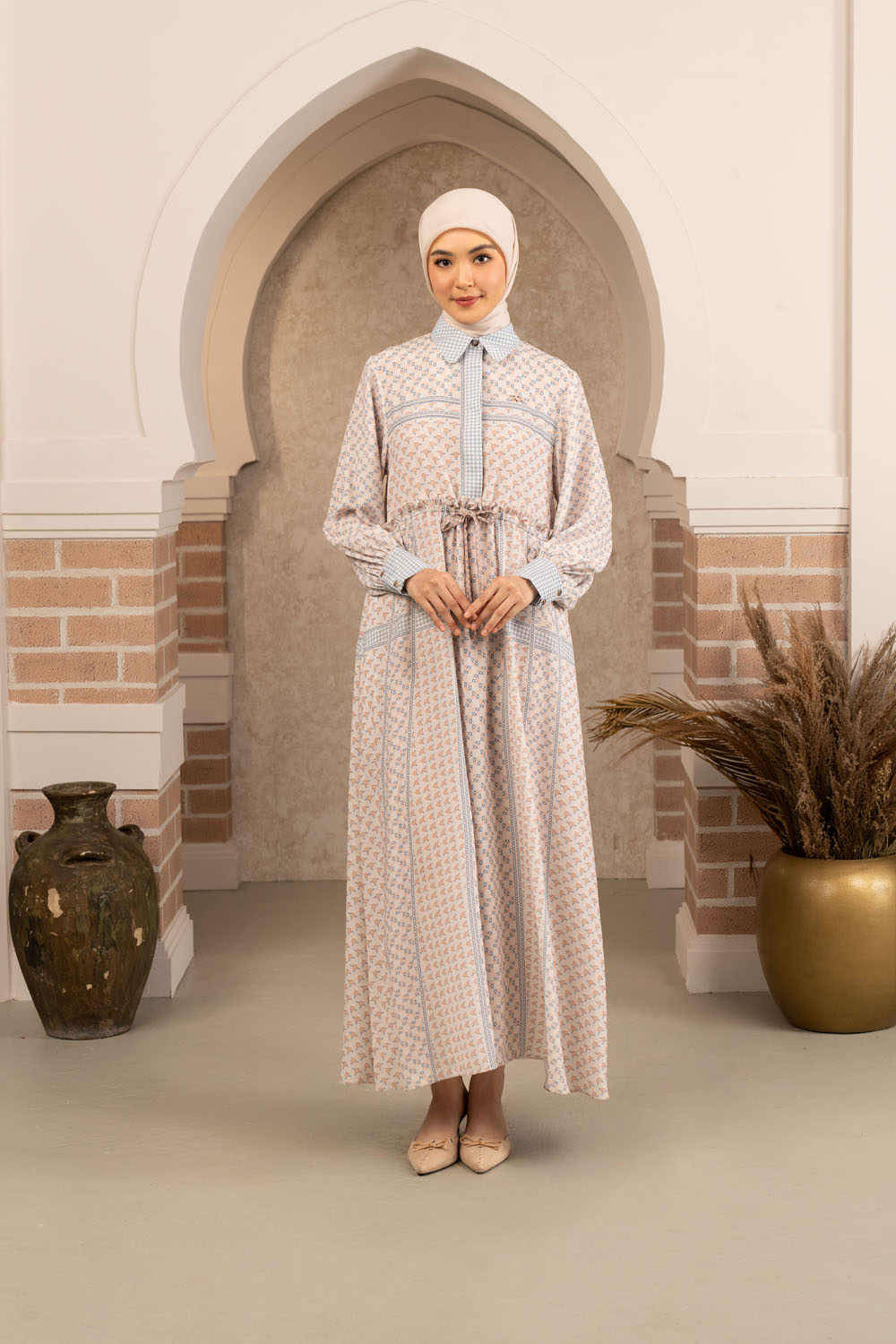 Klamby - Elmara Dress Blue Polar