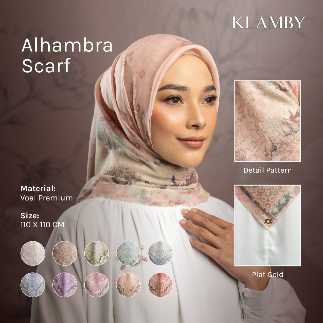 Klamby - Alhambra Scarf Nectarine