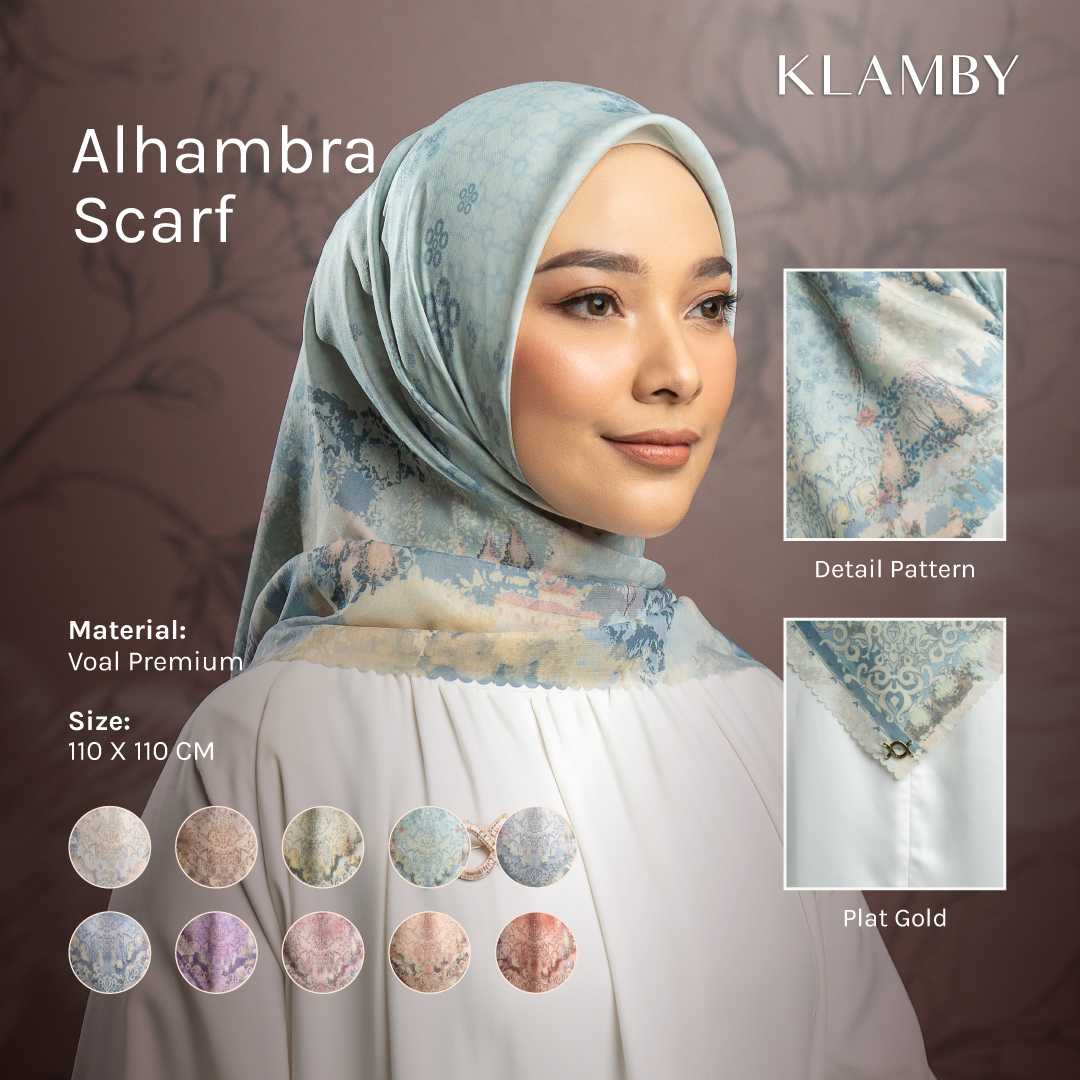 Klamby - Alhambra Scarf Spearmint