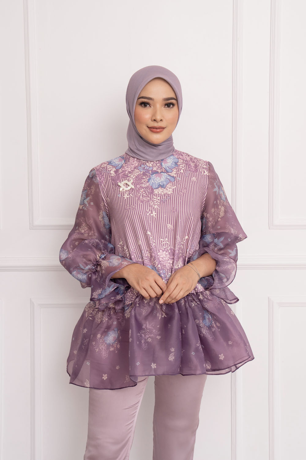 Klamby - Norela Blouse Crimson Ember