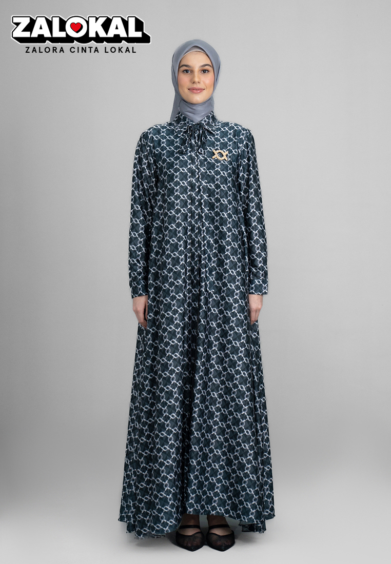 Klamby - Monogram Dress Licorice