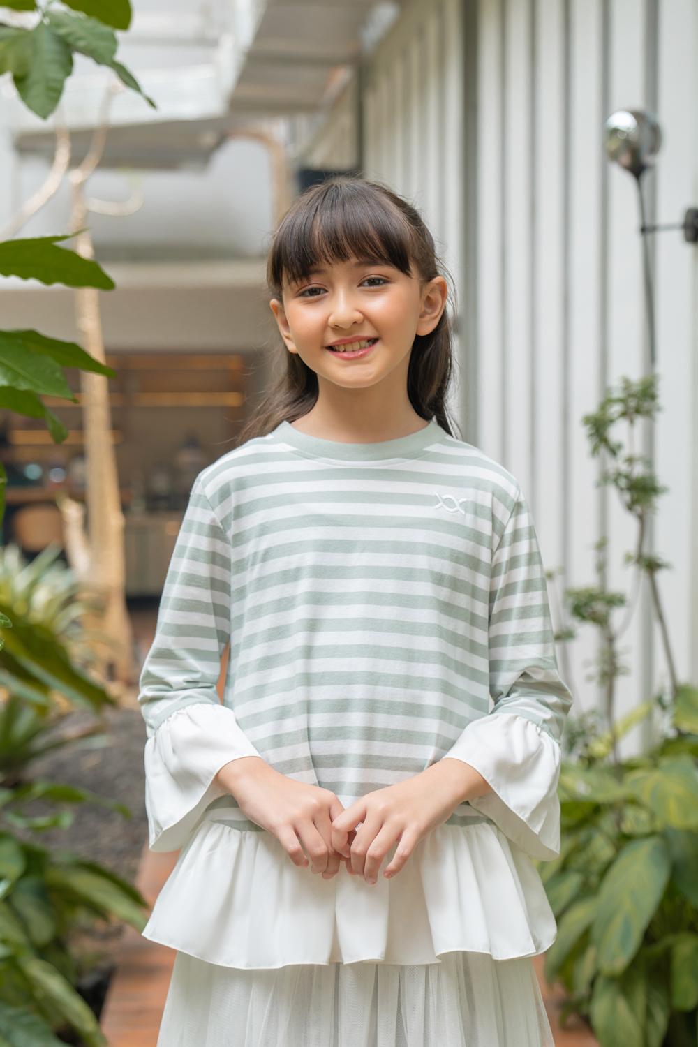 Klamby - Viola Blouse Kids Seafoam Green 5/6