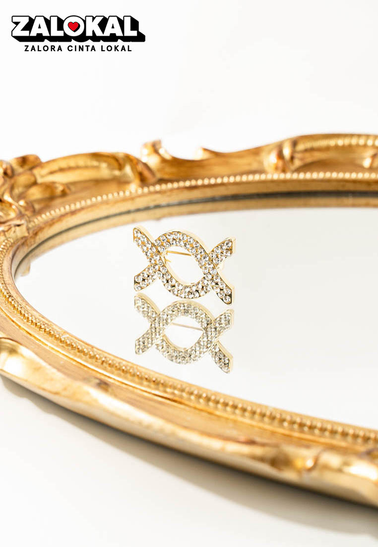 Klamby - Alice Brooch Gold