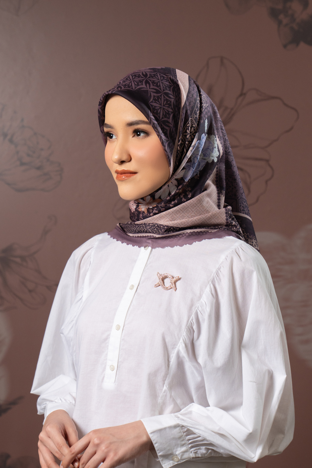 Klamby - Sasmaya Scarf Raisin Plum