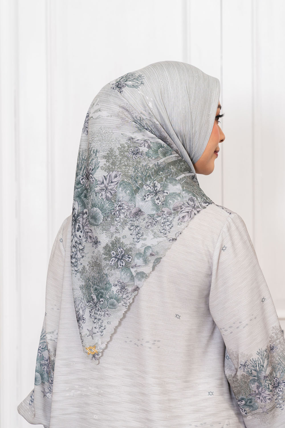 Klamby - Dhinaya Scarf Deep Algae