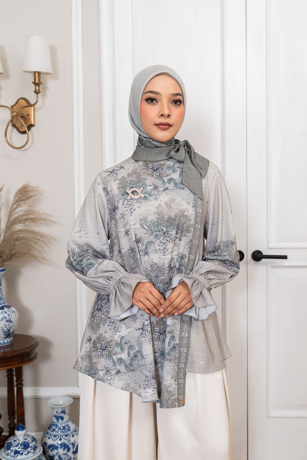 Klamby - Dhinaya Shirt Deep Algae