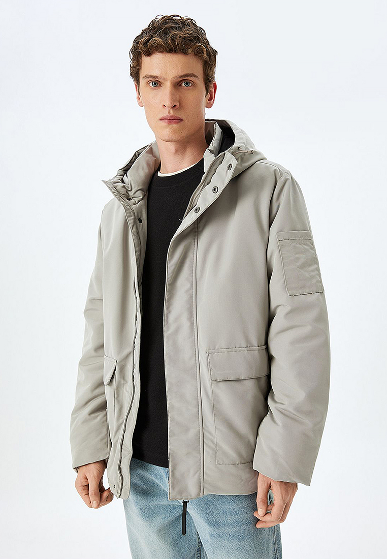 KOTON Zippered Hooded Jacket
