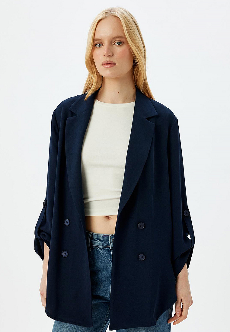 KOTON Buttoned Blazer Jacket