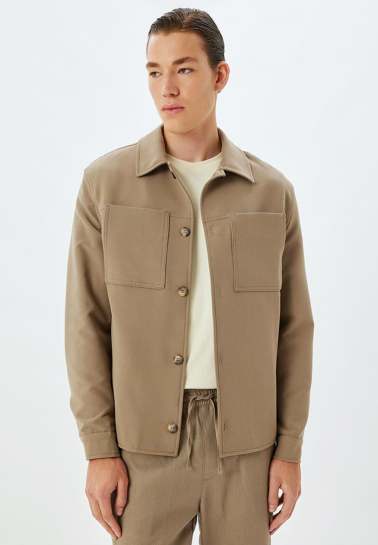 KOTON Beige Adult Jacket