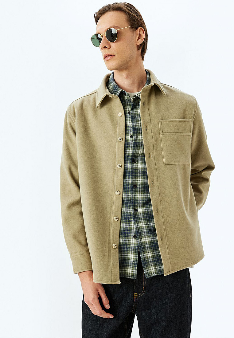 KOTON Pocket Detailed Shirt Jacket