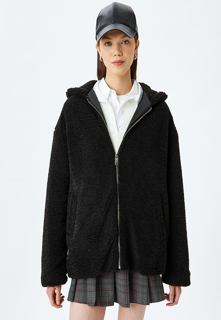 KOTON Faux Fur Jacket