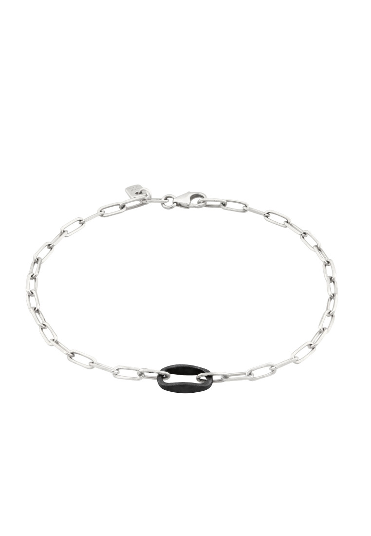 Kuzzoi Gelang Bracelet Perak 925 Pria Link Bold Modern