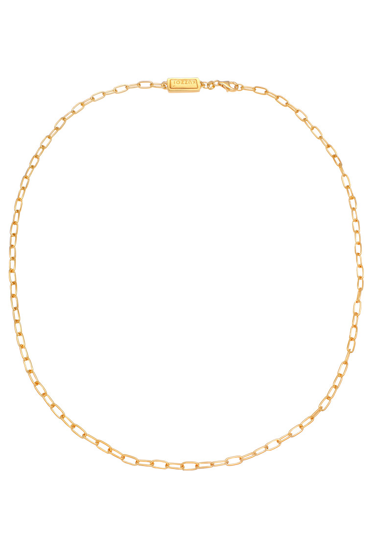 Kuzzoi Kalung Necklace Perak 925 Lapis Emas Pria Classic Timeless