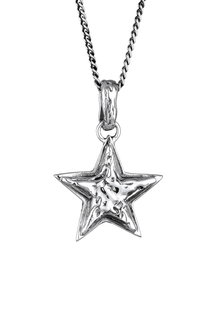 Kuzzoi Kalung Necklace Perak 925 Pria Bintang Classic Timeless Bold