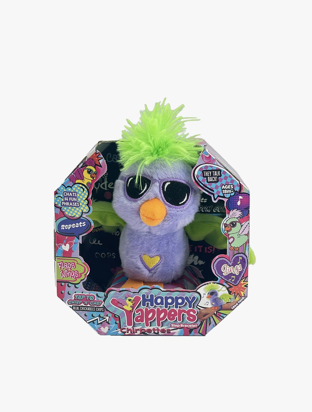 LA Toys Happy Yappers Chat-n-Chirp S3 Bird - Tilly Tweet - HYY9391