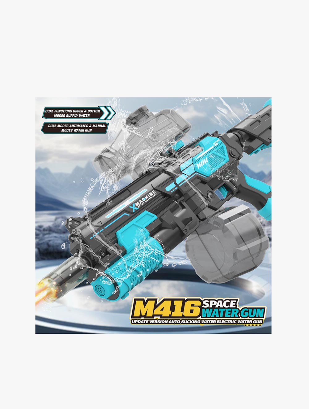 LA Toys Playtime Fun M416 Space Electric Water Blaster - PFNCPS305312