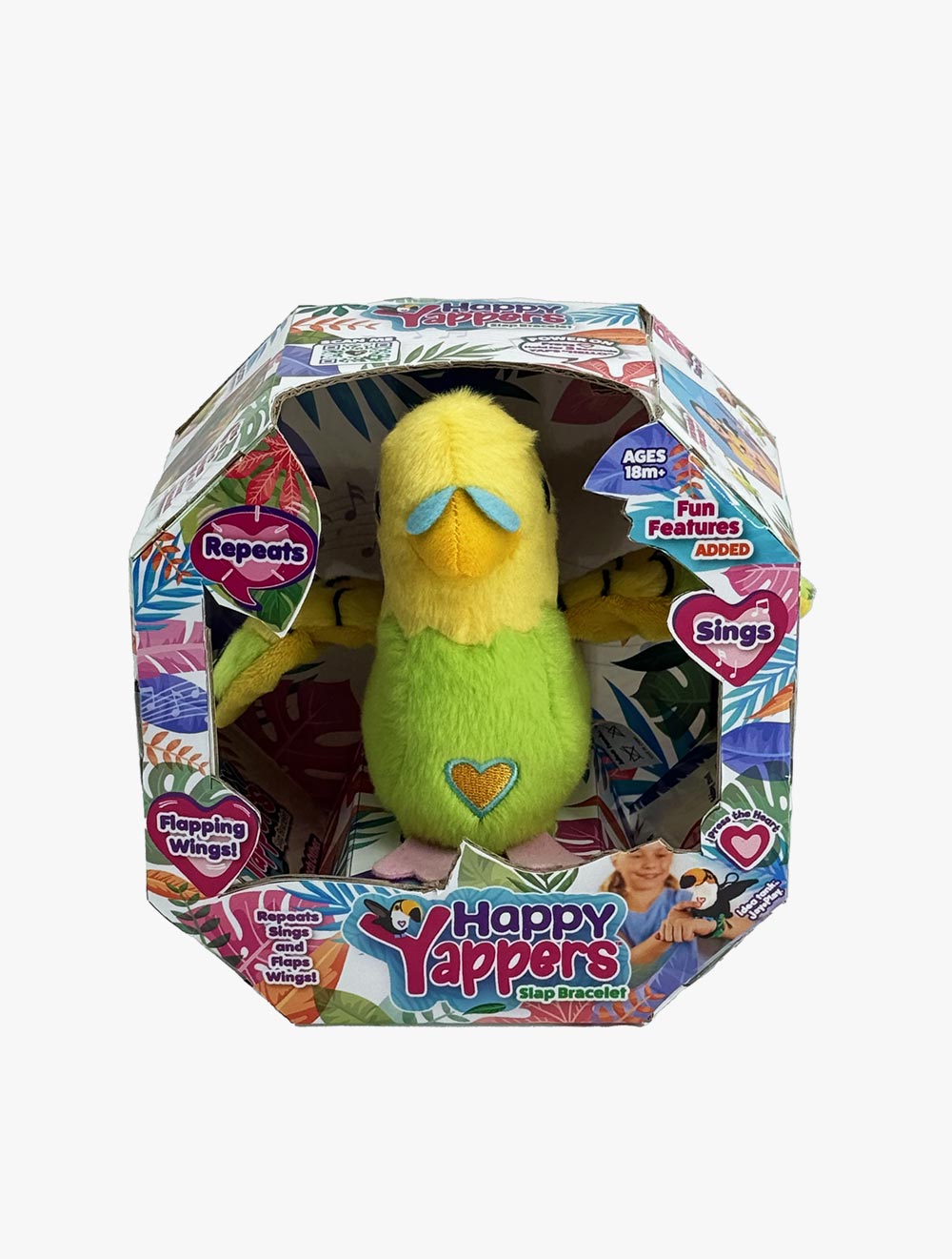 LA Toys Happy Yappers S2 Parakeet Green - HYY9405