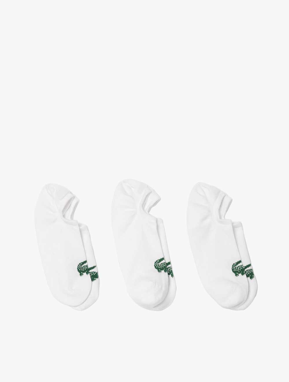 Lacoste 3-Pack Sneaker Socks - White