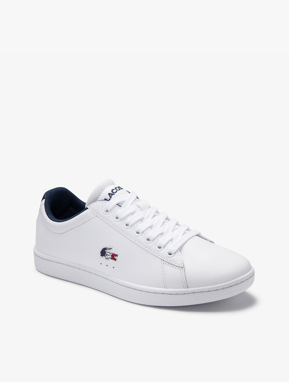 lacoste white sneakers women's