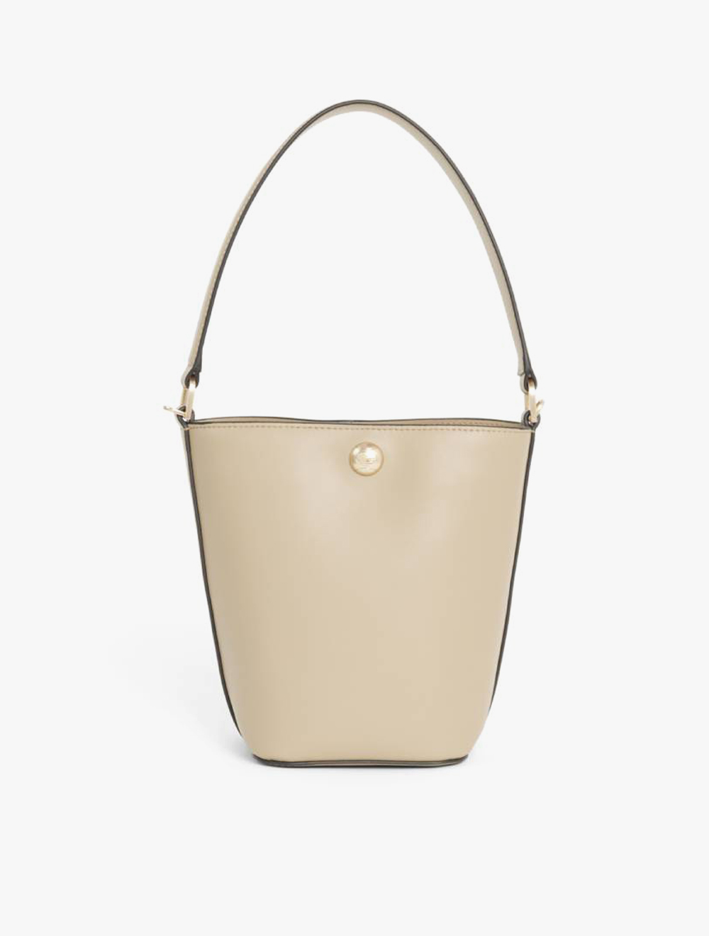 Lacoste Small Tennis Bliss Leather Bucket Bag