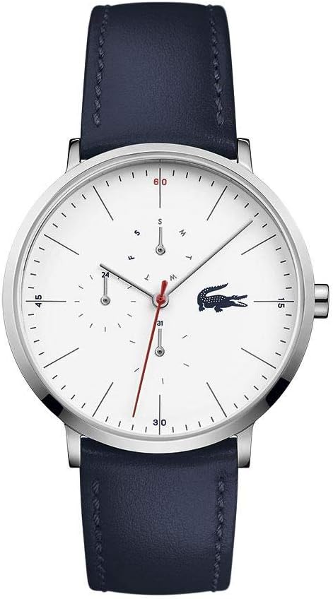 Lacoste Men's Moon Multifunctions Ultra Slim Watch With Blue