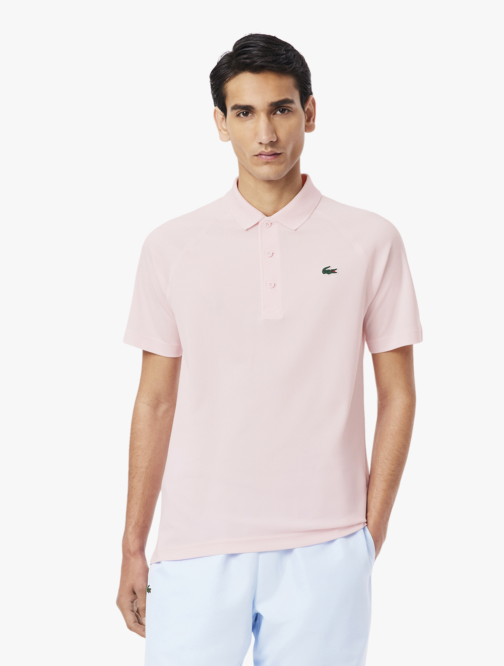 Lacoste Regular Fit UV Protect Golf Polo Shirt - Pink