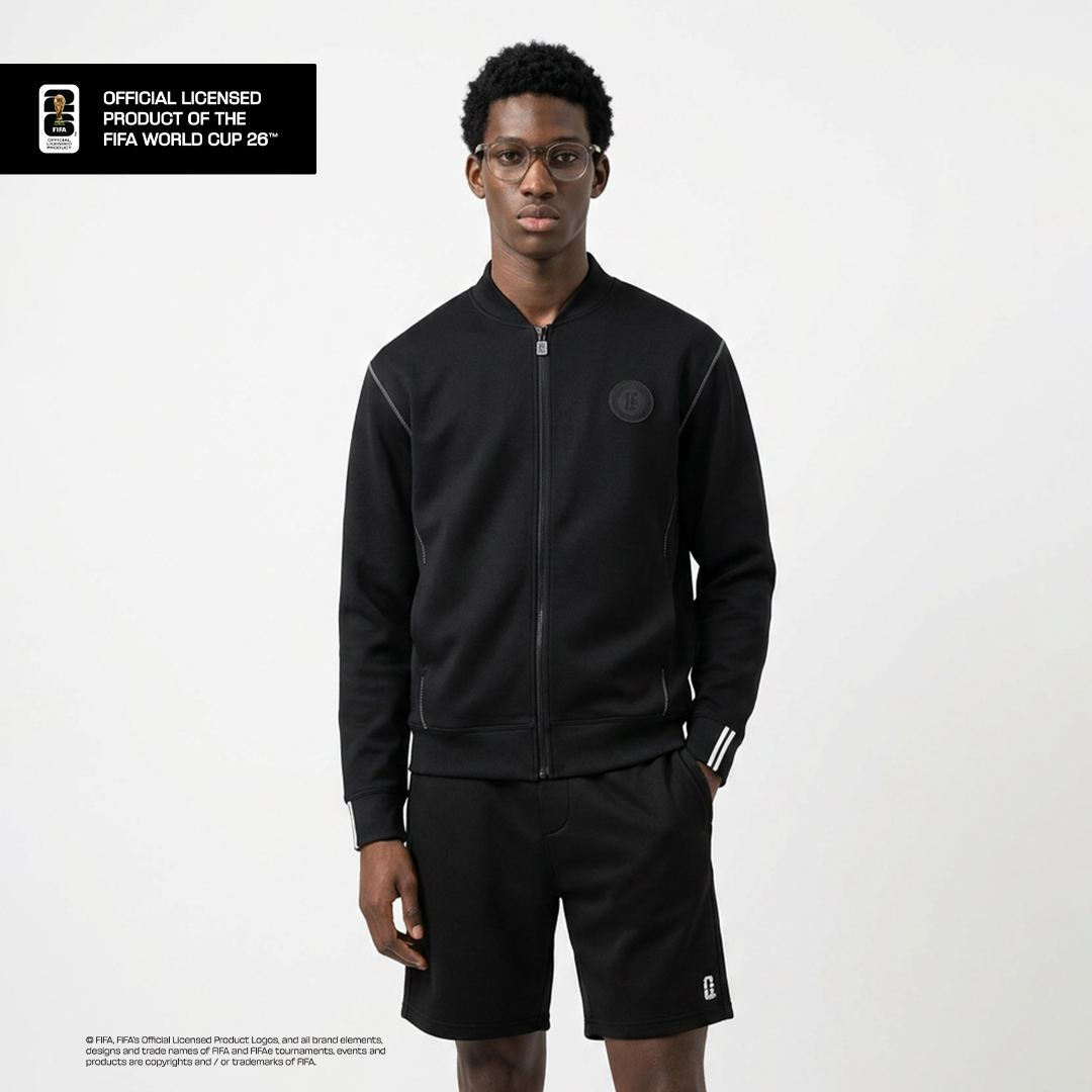 LARUSSO FIFA Collection - Jaket Bomber Pria Premium Official Fifa World Cup 2026 - Black
