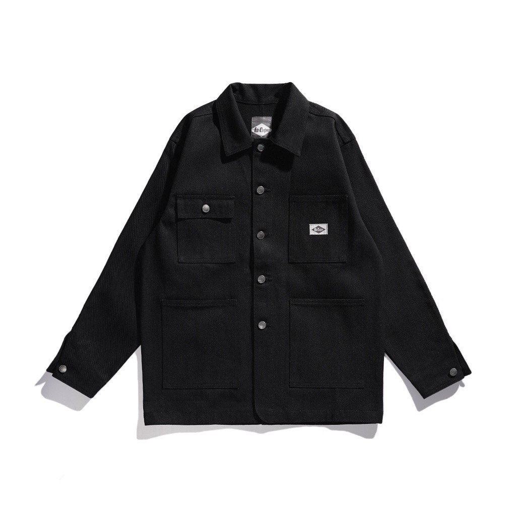Lee Cooper Jacket Chore Denim Dry Black