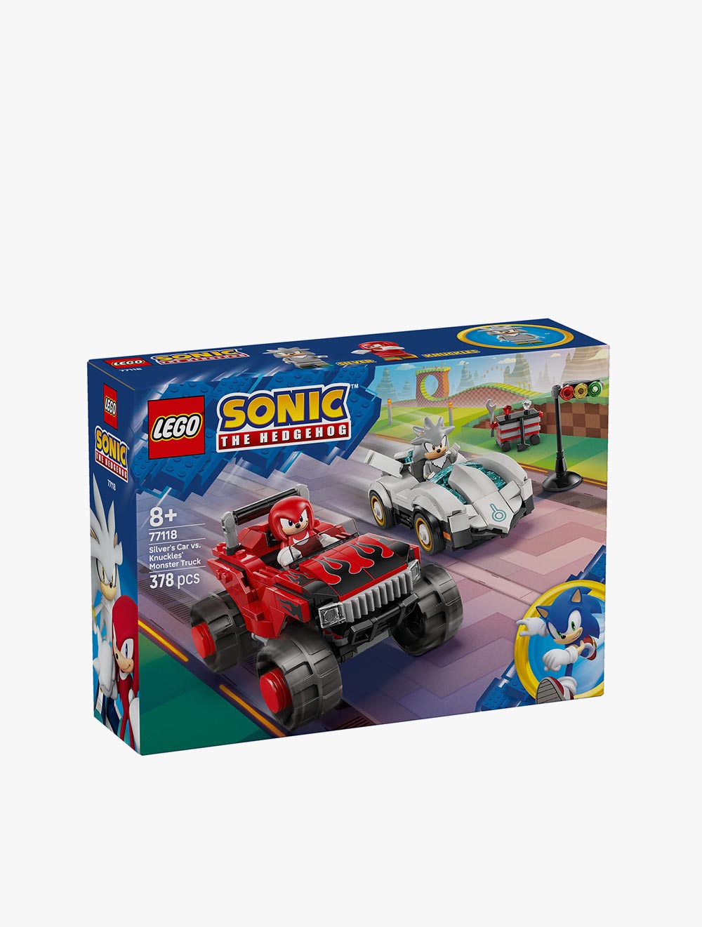 LEGO® Sonic Silver's Car vs. Knuckles' Monster Truck - 77118