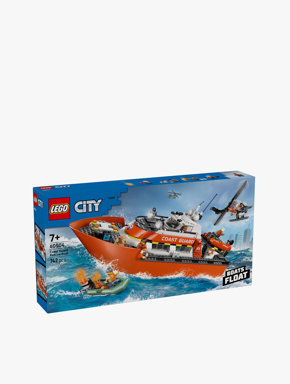 LEGO® City Exploration Coast Guard Rescue Boat & Helicopter - 60504