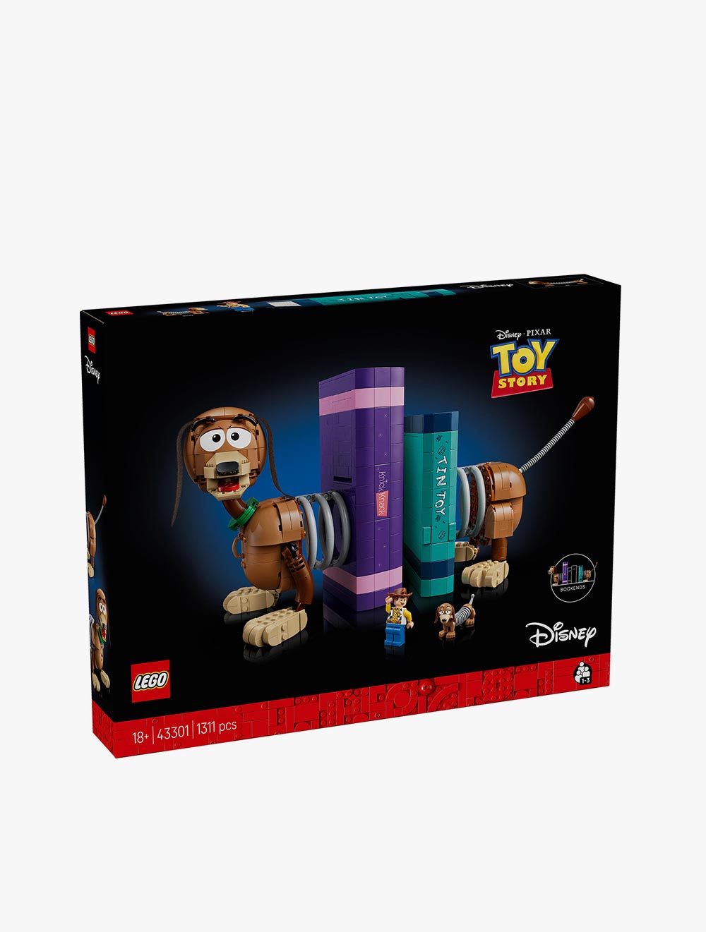 LEGO® ǀ Disney and Pixar Toy Story Slinky Dog Bookends - 43301