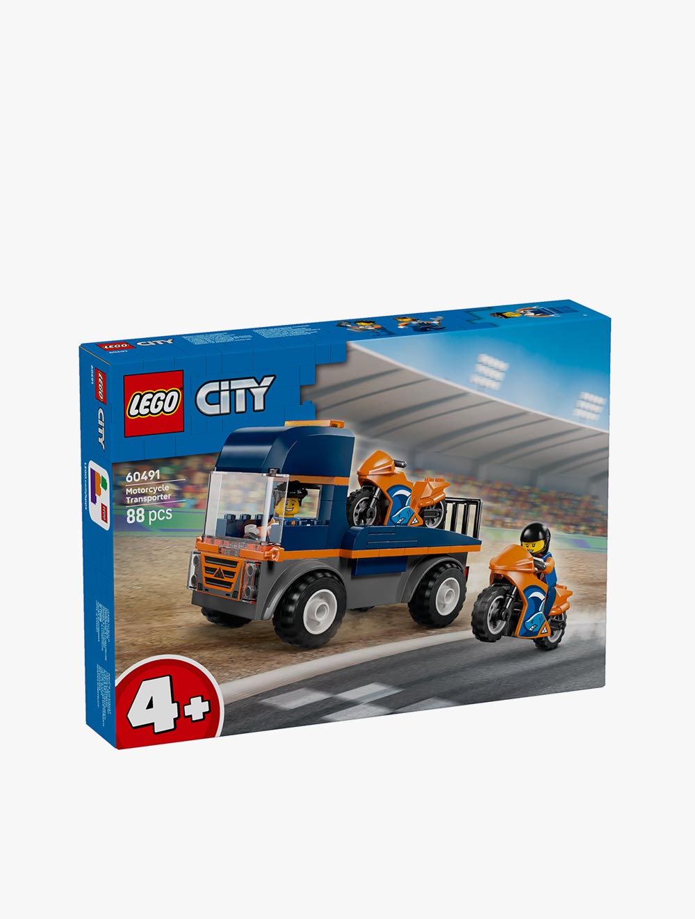 LEGO® City Great Vehicles Motorcycle Transporter - 60491