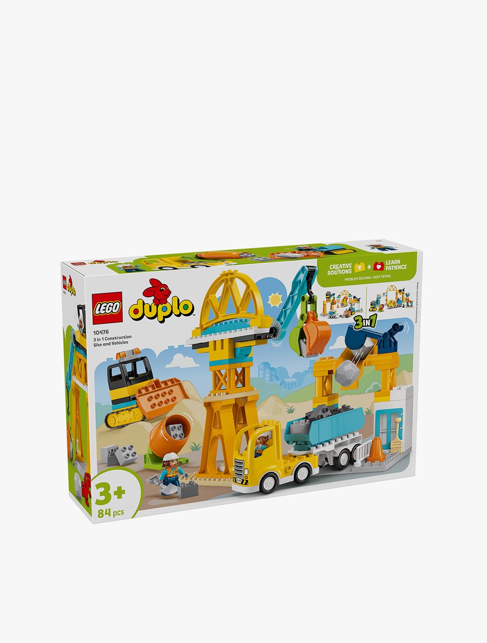 LEGO® DUPLO Town 3 in 1 Construction Site and Vehicles - 10476