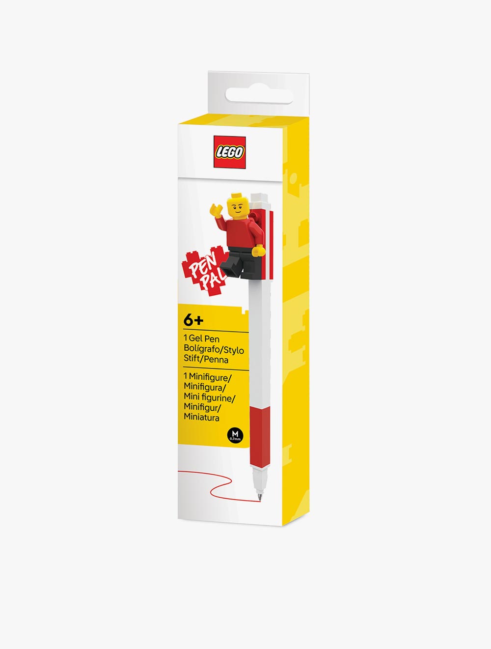 LEGO Pen Pal Gel Pen with Minifigure Red - 53704