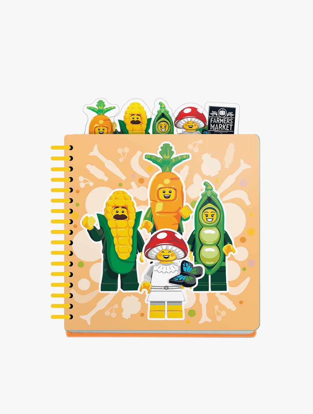 LEGO Tab Notebook Farmers Sticker Market - 53596