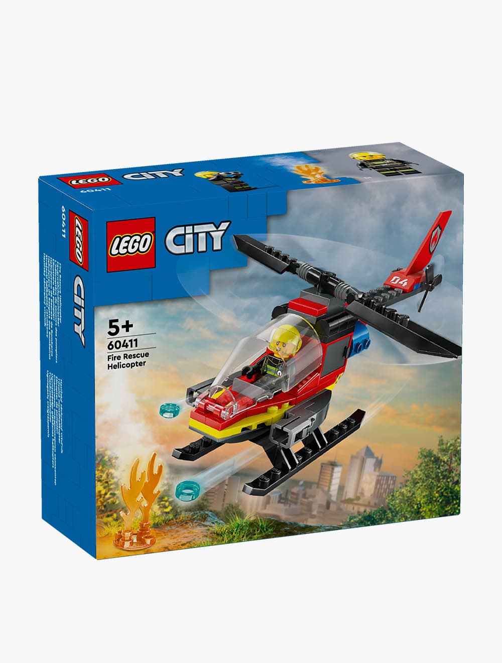 LEGO® City Fire Rescue Helicopter - 60411