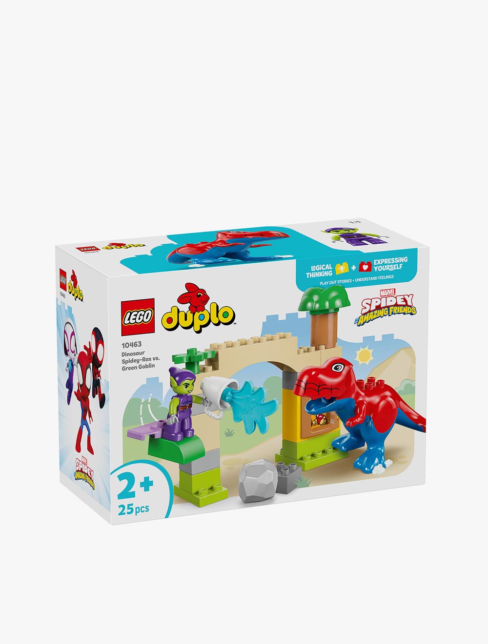 LEGO® DUPLO® │Marvel Dinosaur Spidey-Rex vs. Green Goblin - 10463