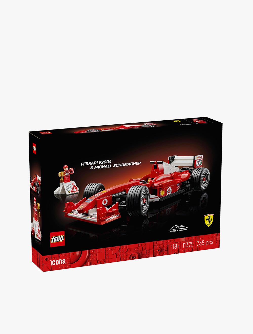 LEGO® Icons Ferrari F2004 & Michael Schumacher - 11375